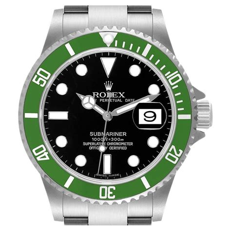 used kermit submariner rolex|Rolex 50 anniversary submariner sale.